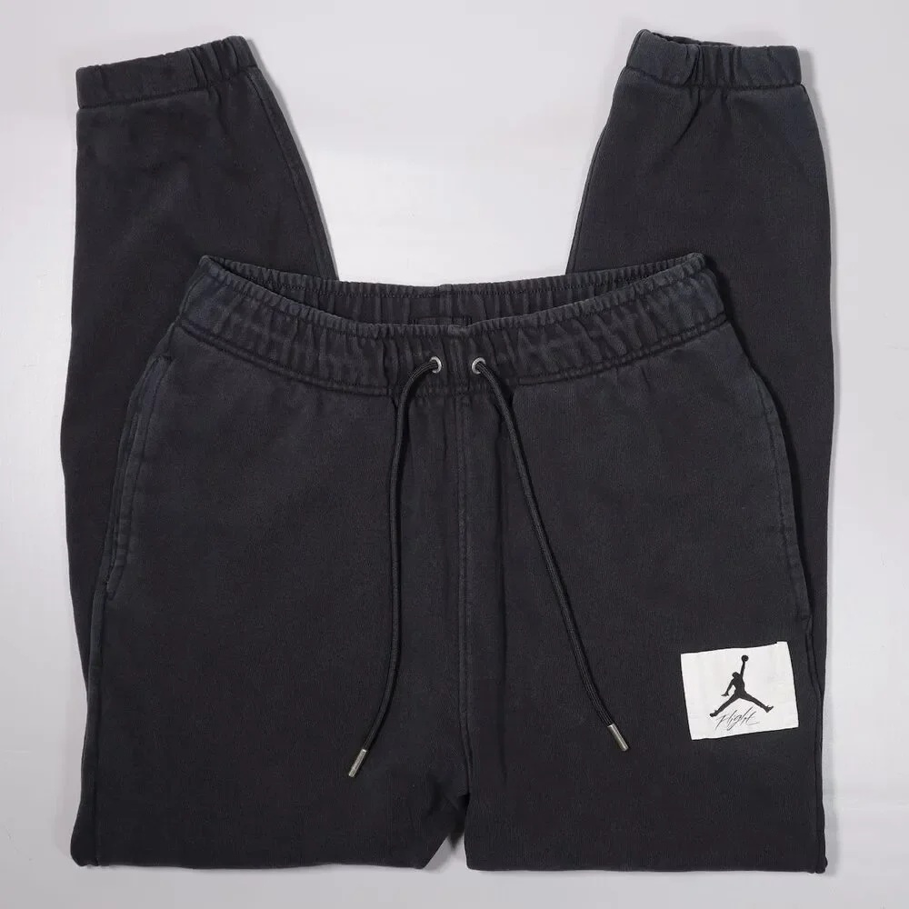 Jordan Nike Essentials Statement Flight Fleece Heavyweight Pants Black Men Small